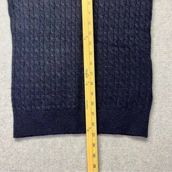 Jack Wills Women’s Wool Sweater Tinsbury Cable Knit Navy NWT size S - Picture 6 of 10